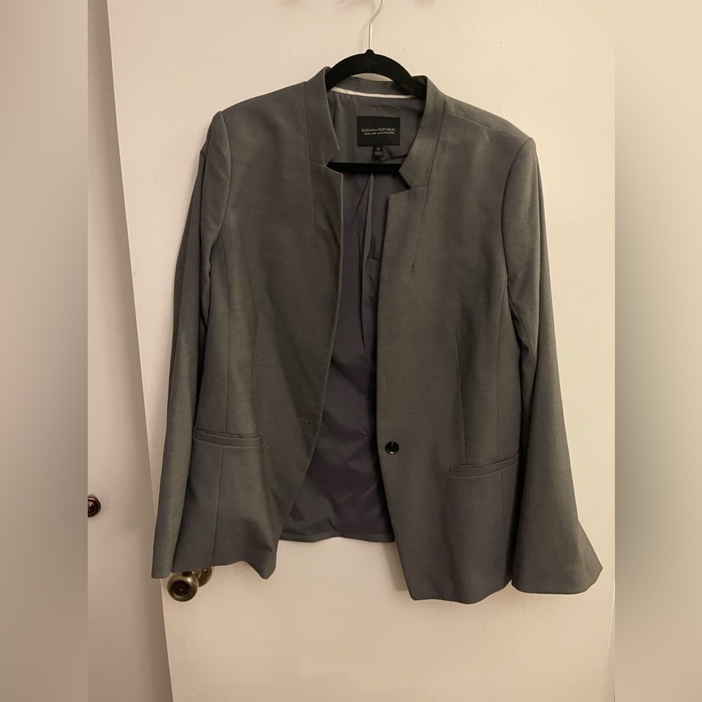 Banana Republic Washable Long + Lean Blazer